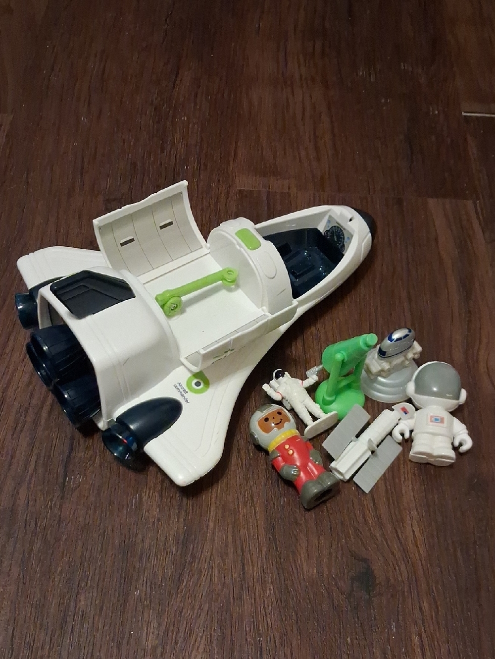 Light Up Space Adventure Playset with Astronaut Figures. Lights Up/ Sound